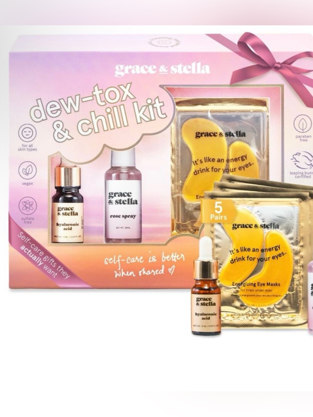 NIB Grace & Stella Dew-Tox & Chill Kit